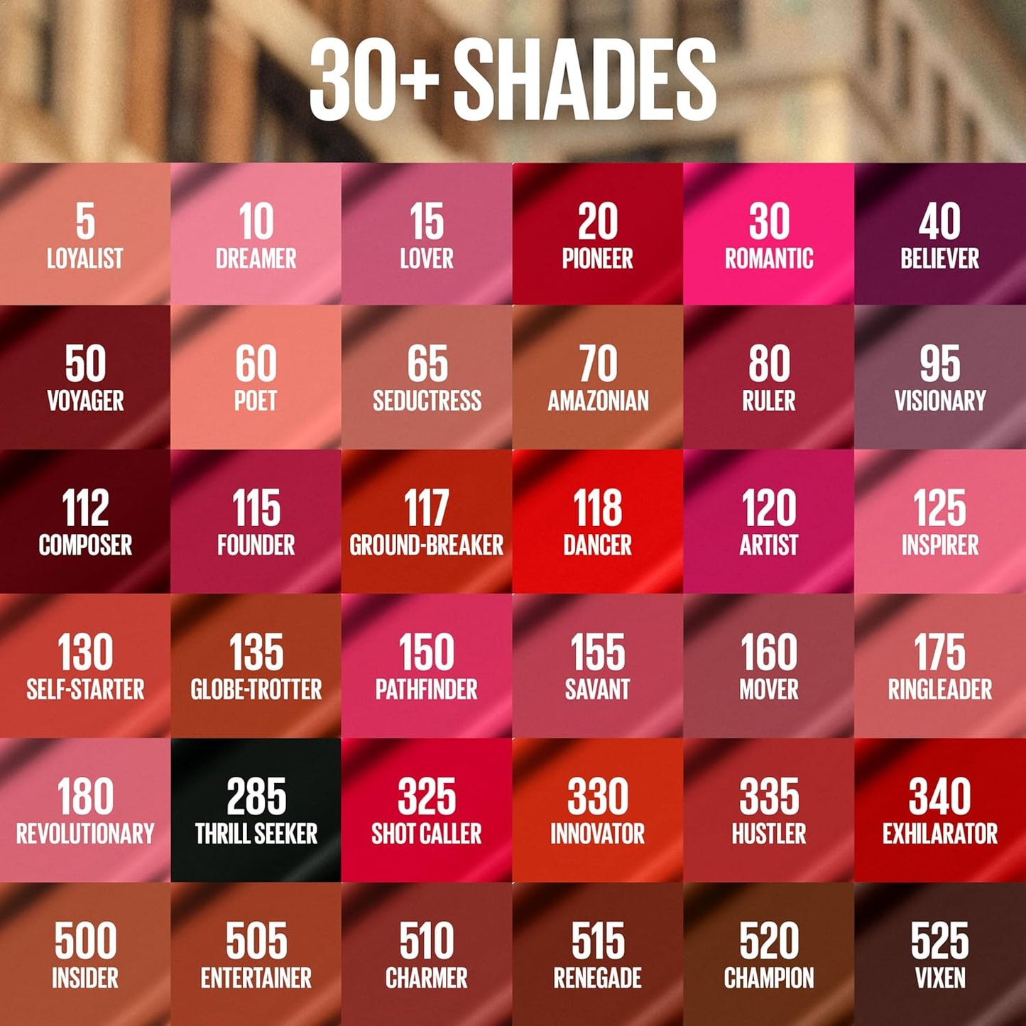 Maybelline Super Stay Matte Ink Liquid Lipstick Makeup, Long Lasting High Impact Color, up to 16H Wear, Exhilarator, Ruby Red, 1 Count