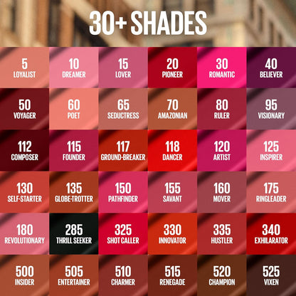 Maybelline Super Stay Matte Ink Liquid Lipstick Makeup, Long Lasting High Impact Color, up to 16H Wear, Exhilarator, Ruby Red, 1 Count